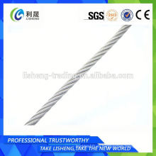 Cuerda de alambre de acero galvanizado caliente 6x19s